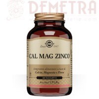 Cal Mag Zinco 100 tavolette Solgar Calcio Magnesio e Zinco per a Donna e per l'Uomo