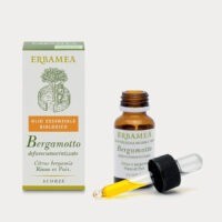 Olio Essenziale di Bergamotto Biologico 10ml scorze (Citrus bergamia) Erbamea