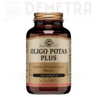 Oligo Potas Plus 100 tavolette di Potassio Gluconato Solgar
