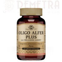 Oligo Alfer Plus 90 capsule vegetali. Ferro Bisglicinato ad elevato assorbimento Solgar