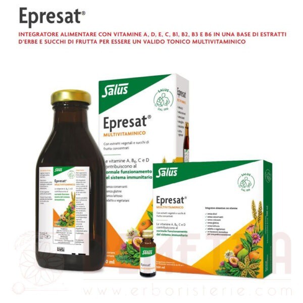 Epresat® multivitaminico concentrato con estratti vegetali e succhi 250ml Salus