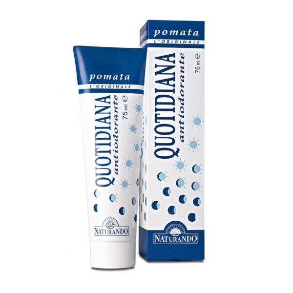 Quotidiana Antiodorante Pomata 75ml l'originale deodorante ascellare, sottomammaria ed inguinale