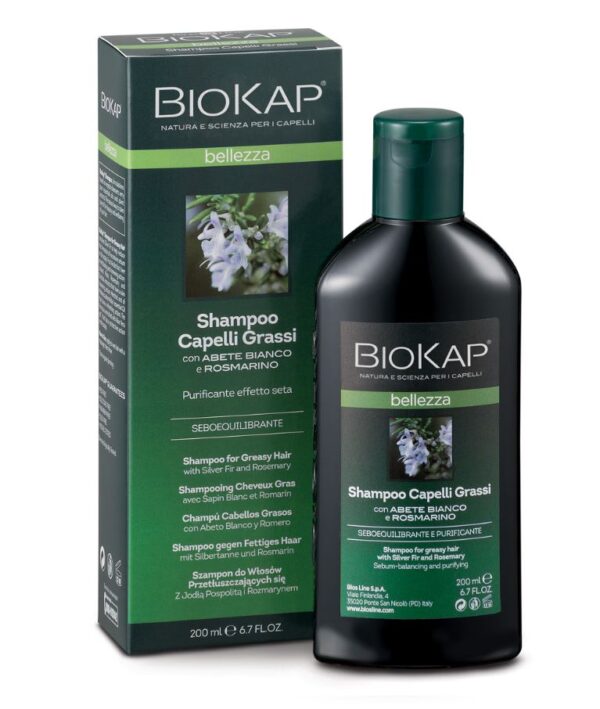 BioKap Shampoo Capelli Grassi 200ml restituisce vitalità e leggerezza ai capelli