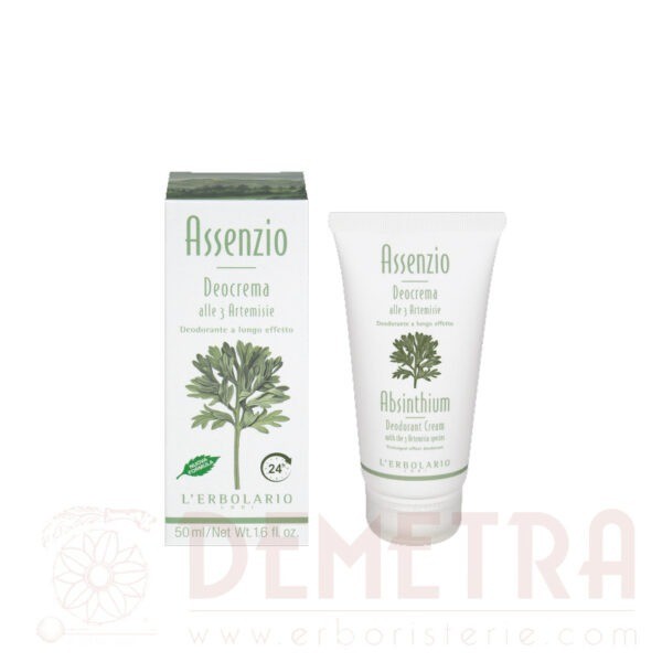 Linea Assenzio Deocrema antiodorante per le ascelle 50ml L'Erbolario