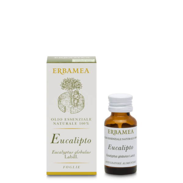 Olio Essenziale di Eucalipto 10ml foglie (Eucalyptus globulus) Erbamea