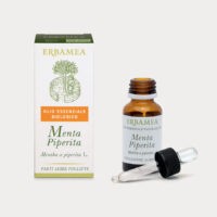 Olio Essenziale di Menta Piperita Biologica 10ml foglie (Mentha piperita) Erbamea