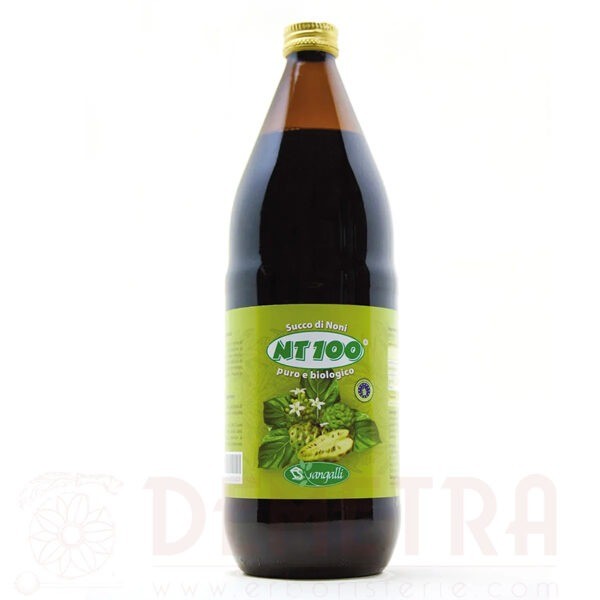 Puro succo di Noni Tahiti Biologico dal frutto appena raccolto di Morinda Citrifolia