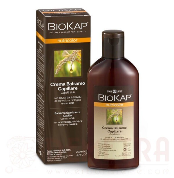 BioKap Nutricolor Crema Balsamo Capillare 200ml ristrutturante per capelli colorati