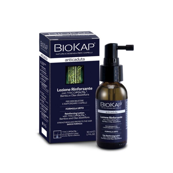 BioKap Anticaduta Lozione Rinforzante 50ml per irrobustire e rinforzare i capelli