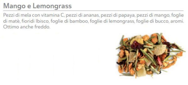Infuso di Frutta Mango e Lemongrass 100gr sfuso Neavita
