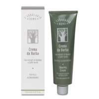 L'Erbolario Uomo Crema Da Barba dedicata alle pelli ultrasensibili. Con Baobab e Caffè Verde