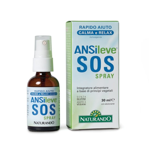 SOS Ansileve spray Calma Relax e rapido aiuto - Naturando
