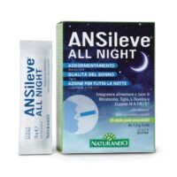 Ansileve All Night duplice effetto contro l'insonnia in pratici stick orosolubili - Naturando