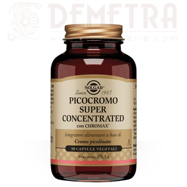 Cromo Picolinato Super Concentrato 90 capsule Picocromo Super Concentred Solgar