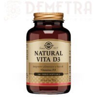 Natural Vita D3 100 perle di vitamina D3 naturale 400 U.I. (10 MCG) per perla