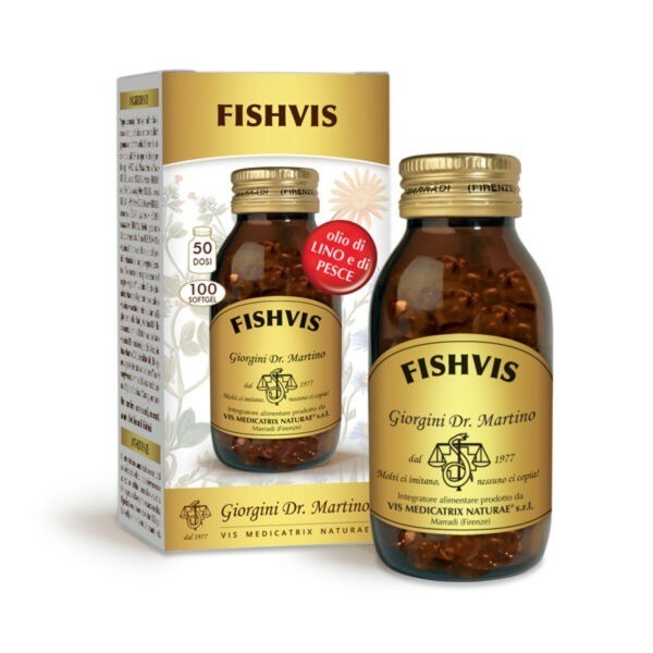 Fishvis 100 Softgel Omega 3 Omega 6 ALA EPA DHA