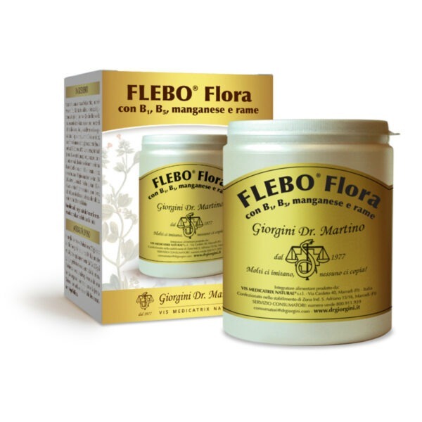Flebo Flora polvere 360 grammi indicato per reintegrare i sali minerali persi dall’organismo. Con Inulina e vit. B