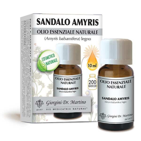 Sandalo Amyris olio essenziale naturale 10ml dr.Giorgini