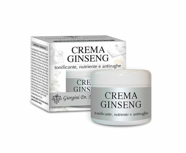 Crema al Ginseng viso tonificante antirughe 50ml e 100ml