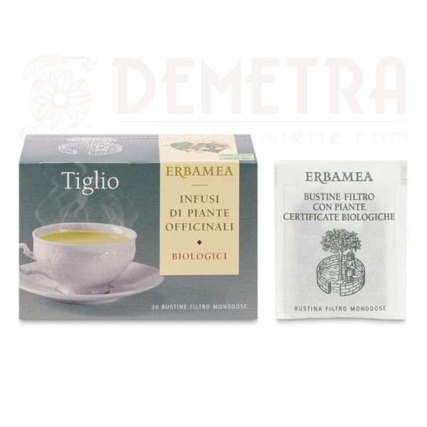 Tiglio infuso biologico 20 buste filtro Erbamea