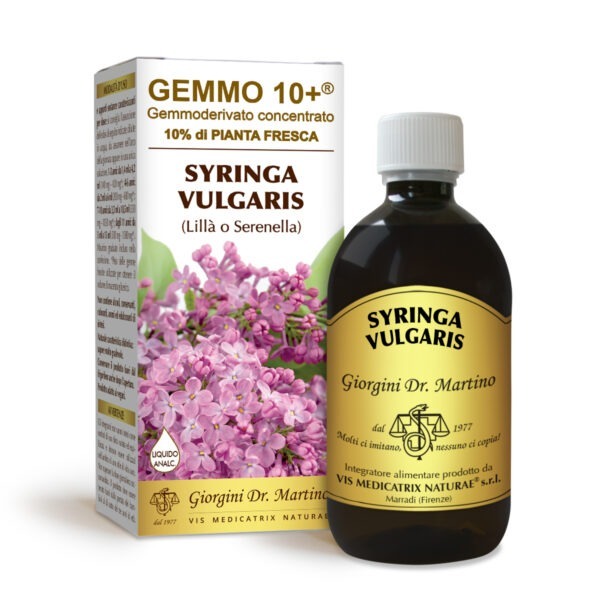 Gemmo 10+ Lillà o serenella (Syringa vulgaris) gemmoderivato 500ml - dr.Giorgini