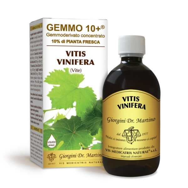 Gemmo 10+ Vitis Vinifera Gemmoderivato Vite rossa 500ml analcolico