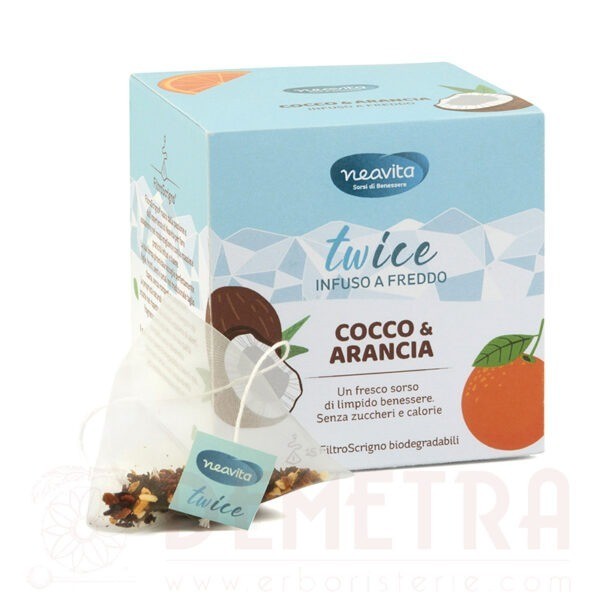 Twice Cocco e Arancia Infuso a freddo 15 filtri Neavita