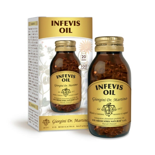 Infevis Oil 100 perle softgels oli essenziali in perle per un efficace effetto balsamico