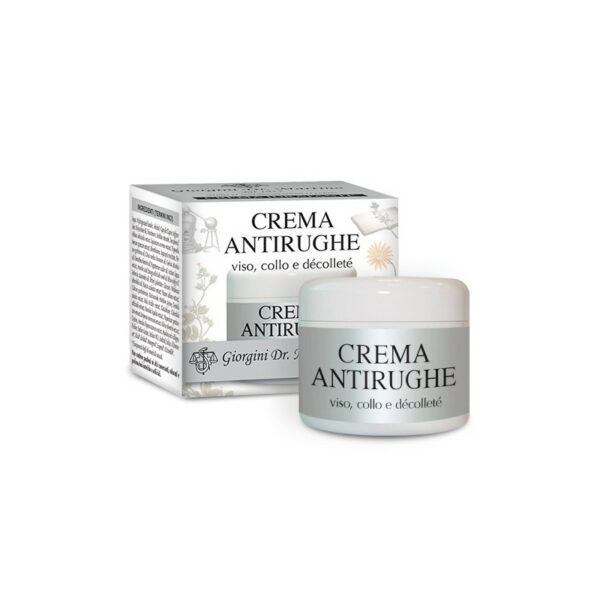 Crema viso antirughe con Acido Ialuronico, collagene, elastina