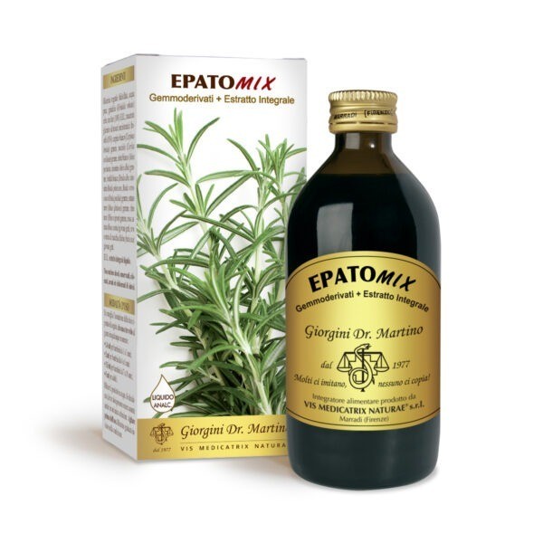 Epatomix 200ml favorisce la funzionalità digestiva ed epatobiliare