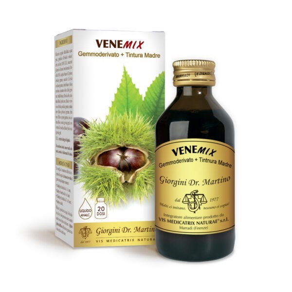 Venemix 100ml favorisce la funzionalità della circolazione venosa e del microcircolo