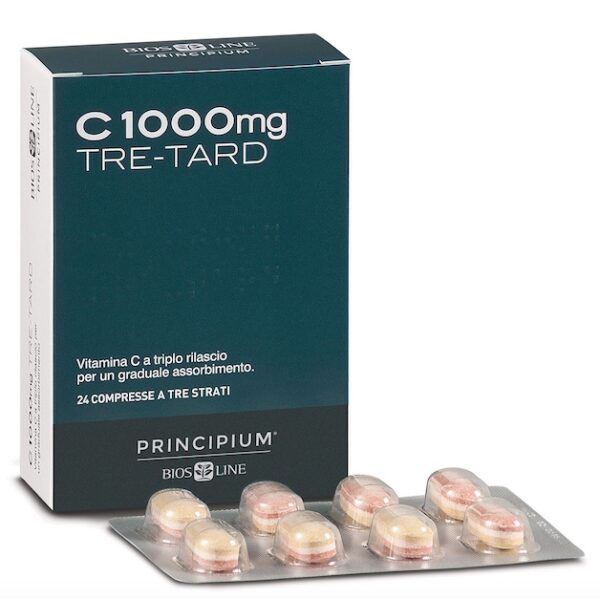 Vitamina C 1000mg Tre-Tard 24 compresse Principium
