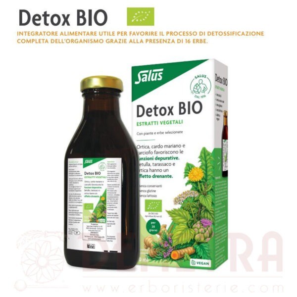Detox Bio 250ml Salus per disintossicarsi in modo sano e naturale