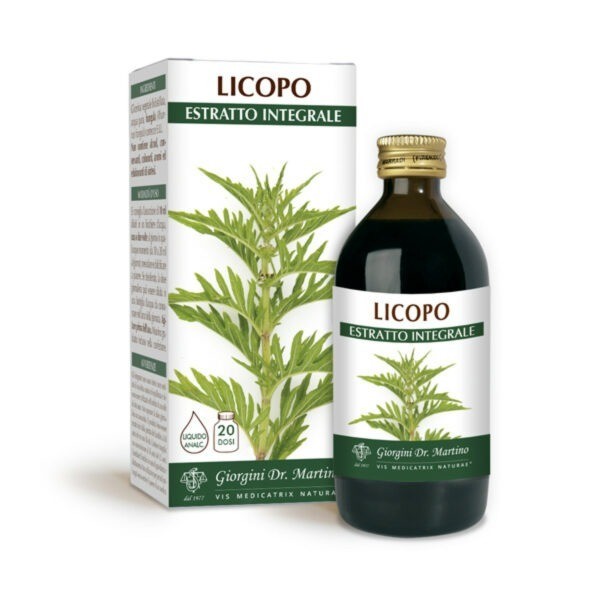 Licopo estratto integrale analcolico 200ml Dr.Giorgini