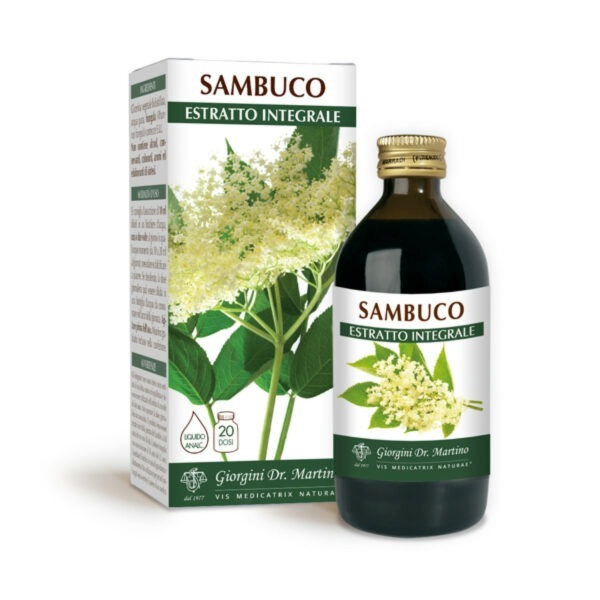 Sambuco fiori Estratto Integrale analcoolico 200ml Dr. Giorgini