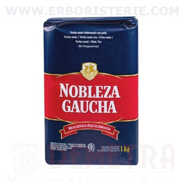 Yerba Mate Nobleza Gaucha Blu 1kg tradicional elaborada con palo industria Argentina
