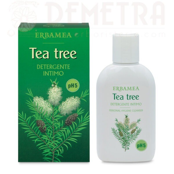 Detergente Intimo Tea Tree Detergente delicato rinfrescante per uso quotidiano Erbamea