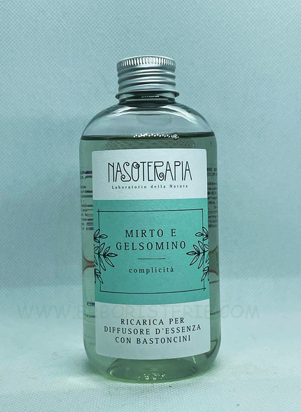 Ricarica 250ml per diffusori a bastoncini Mirto e Gelsomino - Erboristeria  Demetra