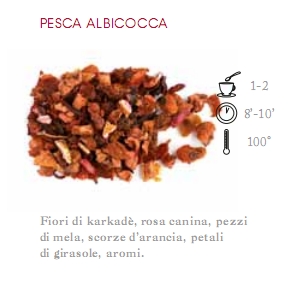 INFUSO DI FRUTTA 1 HG PESCA ALBICOCCA    - 100 gr.