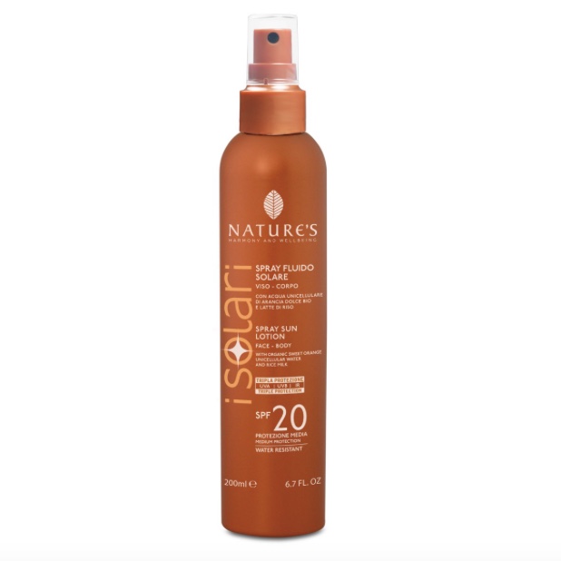 SPRAY SOLARE FLUIDO SPF20 ML200 NATURE'S