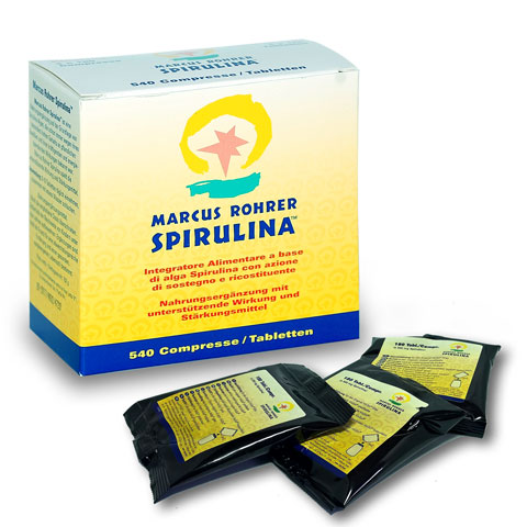 SPIRULINA MARCUS 540 CP 3 X 180 RICARICA