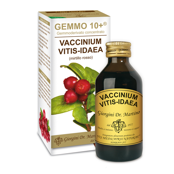 GEMMO 10+ MIRTILLO ROSSO 100ML ANALCOLIC