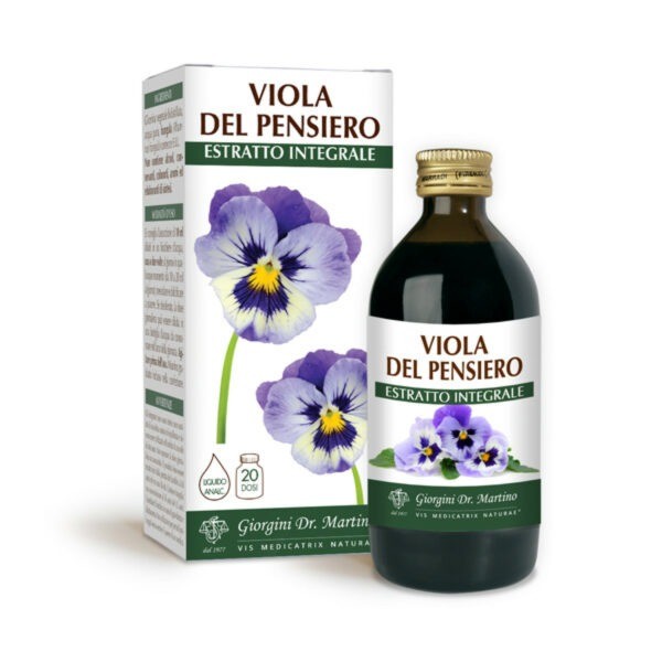 Viola del pensiero Estratto Integrale analcoolico 200ml Dr. Giorgini