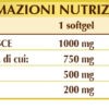 Omega 3 Supremo perle softgels ricco di acidi grassi polinsaturi essenziali Omega 3 EPA e DHA