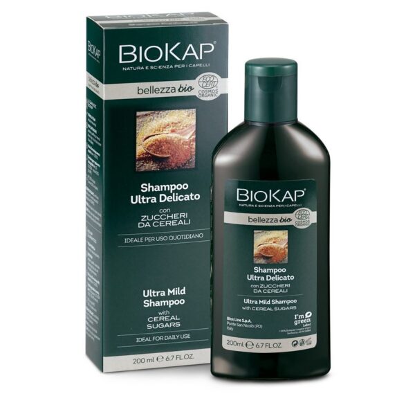 Shampoo Biologico Biokap Ultra Delicato 200ml per uso quotidiano