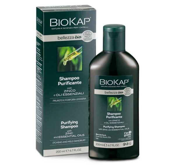 Shampoo Biologico Biokap Purificante antiforfora 200ml