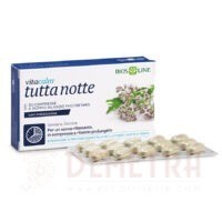 Vitacalm® Tutta Notte con Melatonina 30 compresse per un buon sonno Biosline