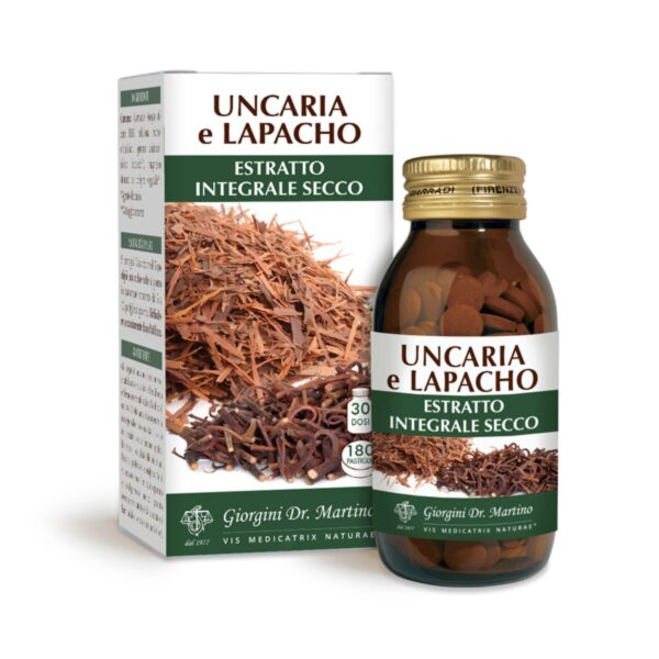 Uncaria e Lapacho 180 pastiglie estratto integrale secco - dr. Giorgini