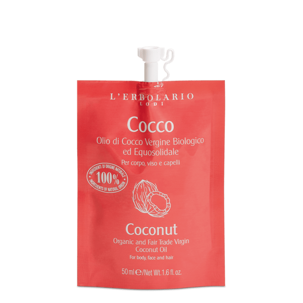 Olio di Cocco Vergine Biologico ed Equosolidale 50ml L'Erbolario