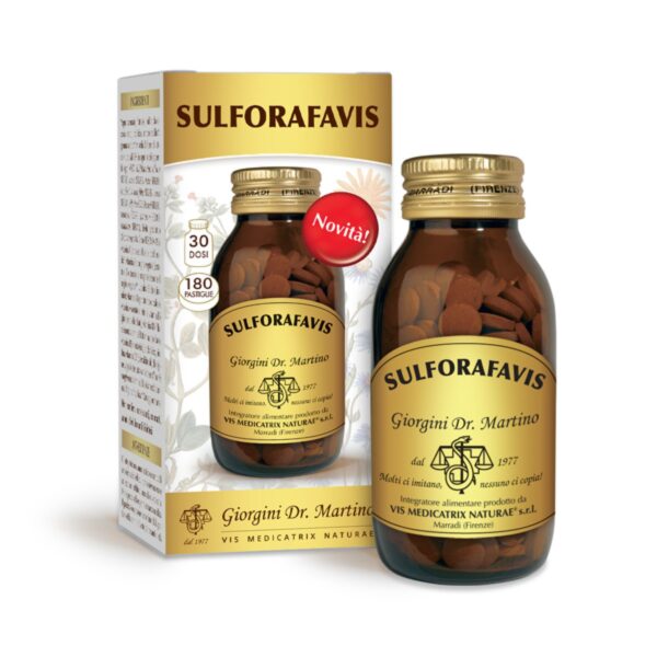 Sulforafavis 180 pastiglie antiossidanti composti del cavolo